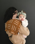 Mustard Mudcloth Muslin Burp Cloth