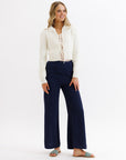Parisian Wide Leg Pant Full Length Pocket Pant