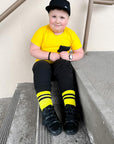 Sunny Kids Grip Socks | Bright Yellow Toddler & Kids Socks