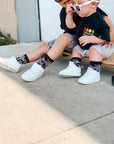 Blackout Camo Kids and Family Socks | Camo Crew Socks