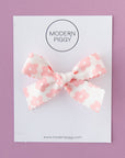 Mod Daisy - Pink | Ribbon Bow
