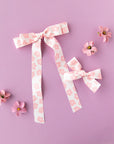 Mod Daisy - Pink | Ribbon Bow