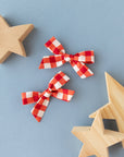 Red Gingham | Hand-tied Bow