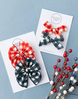 Red Gingham | Hand-tied Bow