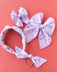 Park Hopper - Purple | Knotted Headband