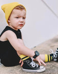 Sunny Kids Grip Socks | Bright Yellow Toddler & Kids Socks