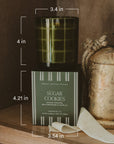 Sugar Cookies Soy Candle - Boxed Tinted Glass Jar - 12 oz