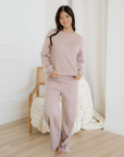Varsity Stripe Crewneck & Sweatpants Set