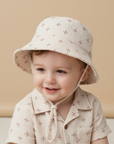 Organic Bucket Sun Hat - Cross