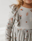 Long Sleeve Ruffle Dress