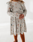 Long Sleeve Ruffle Dress
