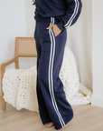Varsity Stripe Crewneck & Sweatpants Set