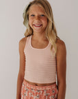 Textured Square Neck Tank