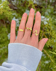 Ribbon Bow Gold-Tone Ring
