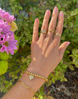 Kingdom Gold-Tone Cross Signet Ring