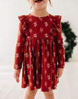 Long Sleeve Ruffle Dress