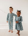 Long Sleeve Ruffle Dress