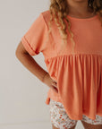 Children Girl Babydoll Top