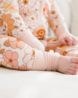 Sweet Blossom Bamboo Zip Romper Baby Sleeper