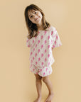 Shorts Set | Pink Bolts