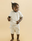 Cargo Shorts Set | Oatmeal