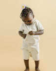 Cargo Shorts Set | Oatmeal