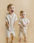 Cargo Shorts Set | Oatmeal