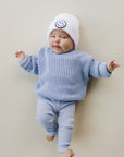 Chunky Knit Sweater | Blue