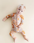 Bamboo Zip Romper | Petal Pop