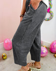 Lola Mineral-Wash Elastic-Waist Barrel Pants