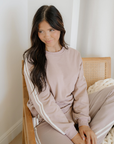 Varsity Stripe Crewneck & Sweatpants Set
