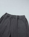 Lola Mineral-Wash Elastic-Waist Barrel Pants