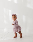 Baby Girl Long Sleeve Bodysuit Dress Set