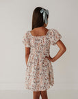 Children Girl Peasant Bubble Sleeve Dress