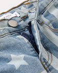 4th of July Patriotic Star Stripe Flare Jeans | Girls American Denim