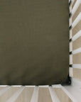 Olive Bamboo Stretch Crib Sheet