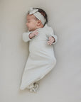Oatmeal Bamboo Stretch Crib Sheet
