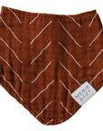 Rust Mudcloth Bib