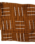Mustard Mudcloth Muslin Burp Cloth