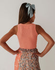 Textured Square Neck Tank