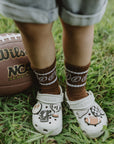 Touchdown Vibes Croc Shoe Charms | Football Shoe Accessories for Kids & Adults