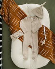 Olive Bamboo Stretch Crib Sheet