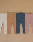 Dusty Rose Organic Leggings