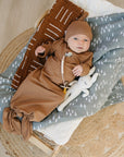 Mustard Mudcloth Muslin Burp Cloth