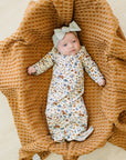 Sage Organic Cotton Ribbed Head Wrap