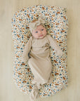 Oatmeal Organic Cotton Ribbed Head Wrap