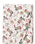 Western Christmas Stroller Blanket – Soft Bamboo Holiday