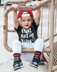 Red Black V2 Grip Socks for Kids | Toddler & Youth Boutique Socks