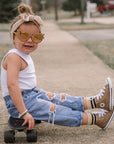 Hudson Crew Socks for Babies, Toddlers & Kids | Neutral Stripe Socks
