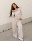 Harlow Half-Zip Hoodie & Pants Lounge Set
